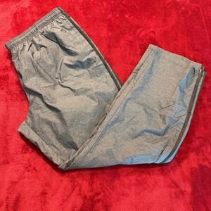 Adidas Essentials Wind Pants‎ Mens 3XL Black Grey Textured Track Pants BR3205